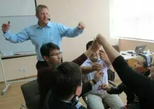 2015 Delivering Workshops Globally. Kazakhstan Transform to Lead